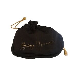 Body Charms Vintage Style Opera Glasses 3x25 Black Gold Binoculars with Pouch